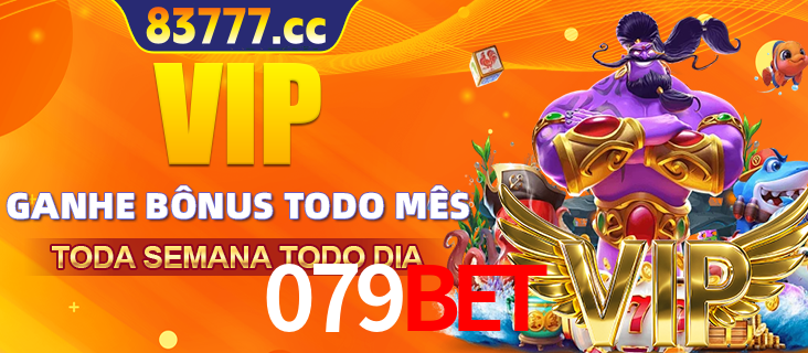Banner promocional do 079bet oferecendo 100% de recompensas adicionais contínuas para quem fizer o login diário (Daily sign-in), com um mascote de coelho.