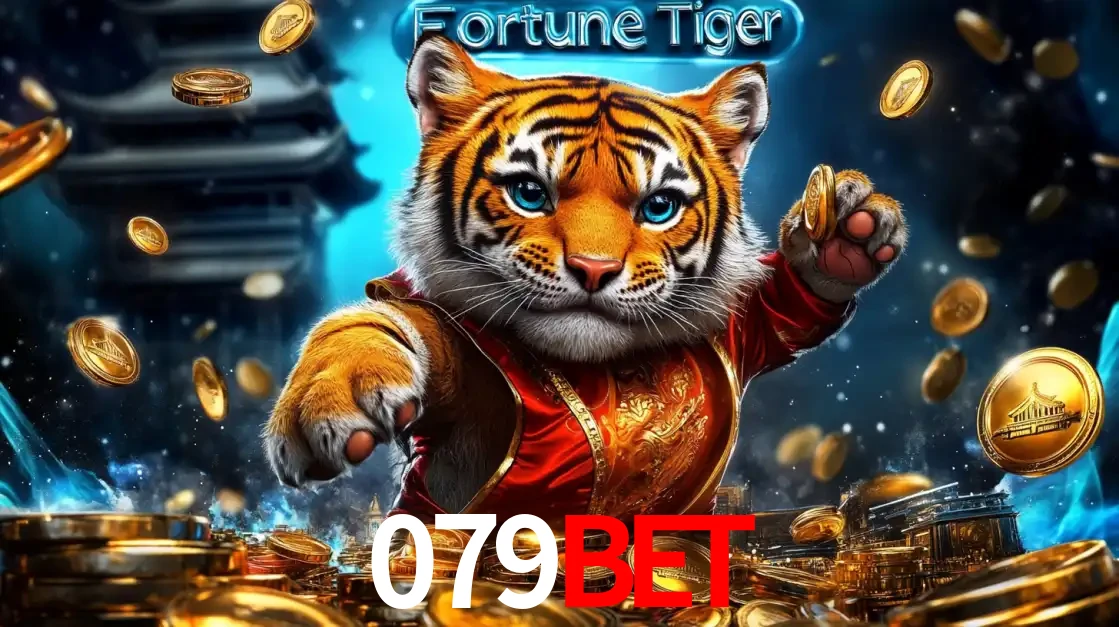 Imagem promocional do jogo de slot Fortune Tiger, com um tigre majestoso em traje tradicional cercado por uma fortuna em moedas de ouro, disponível agora no cassino 079bet.