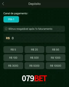 deposits 079BET